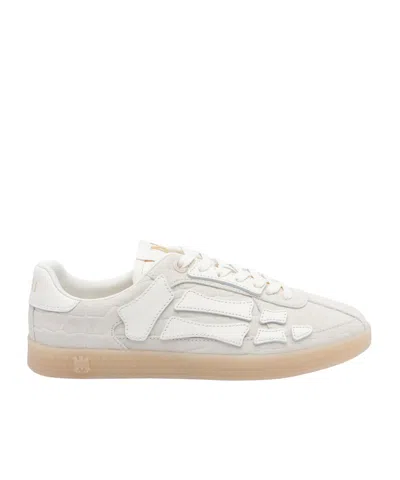 AMIRI ROUND-TOE LOW-TOP SNEAKERS