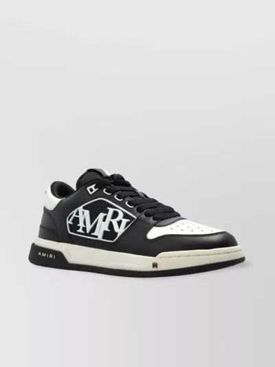 Amiri Round Toe Sneakers Mesh Inserts