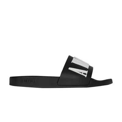 Pre-owned Amiri Rubber Classic Logo Pool Slide 'black' | Men's Size 40