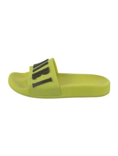 Pre-owned Amiri Rubber Slides In Multi