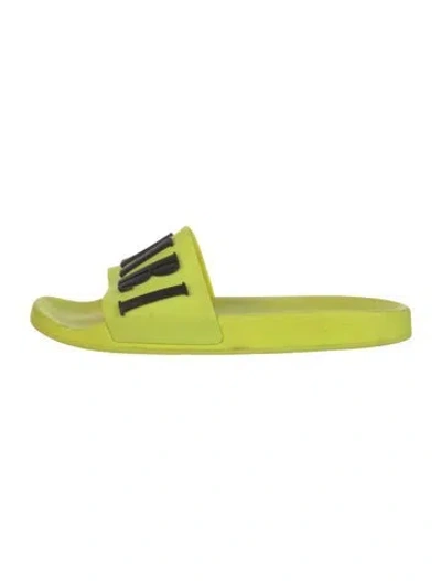 Pre-owned Amiri Rubber Slides In Multi