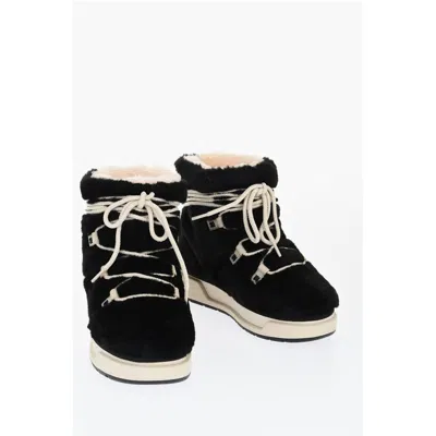 Amiri Rubber Sole Faux-fur Boots