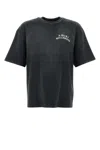 Amiri Hollywood Graphic Oversized T-shirt With Ribbed Crew Neck In Black