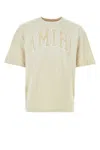 Amiri Oversized Short-sleeved Crewneck T-shirt In Birch