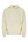 Amiri Cotton Sweatshirt With Front Pocket And Hood In Birch