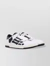 Amiri Low Top Sneakers Featuring Perforated Detailing In White