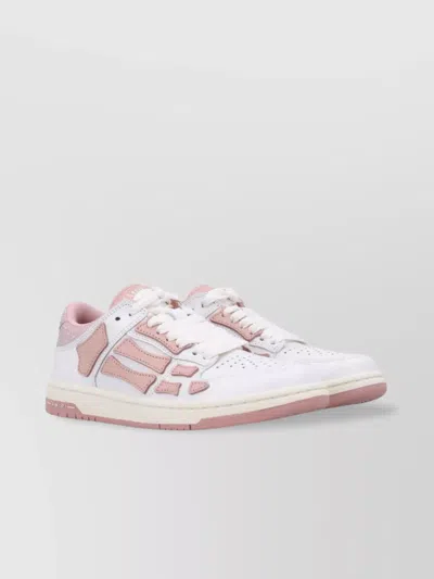 AMIRI SATIN CRYSTAL LOW TOP SNEAKERS