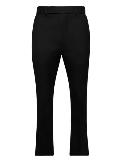 Amiri Satin-finish Trousers In Black