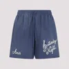 Amiri Saturday Night Bermuda Shorts In Navy