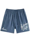 Amiri Saturday Night Bermuda Shorts In Navy