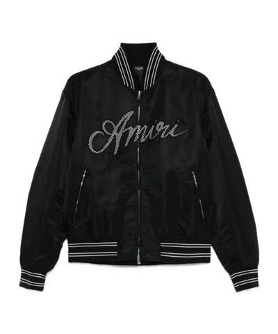 Amiri Script Bomber In Black