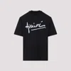 Amiri Scripted Crew Neck Short Sleeve T-shirt In Black