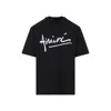 Amiri Scripted Crew Neck Short Sleeve T-shirt In Black