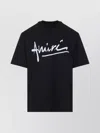 Amiri Scripted Crew Neck Short Sleeve T-shirt In Black