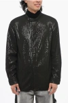 Amiri Sequin-embellished Long-sleeve Shirt