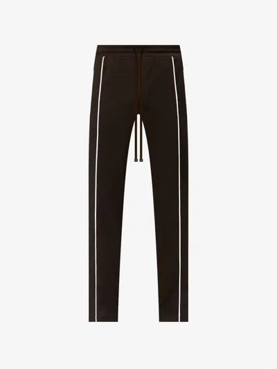 AMIRI SHEEN TRACK PANTS- BROWN