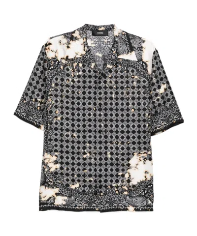Amiri Bandana Print Bowling Shirt In Multi