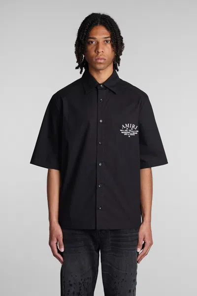 Amiri Shirt In Black Cotton