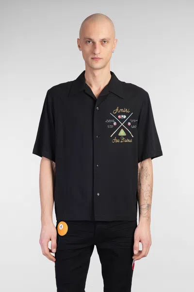 Amiri Shirt In Black Viscose