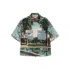 Amiri Short Sleeve Shirt In Blue