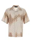 Amiri Monogram Shirt In Brown