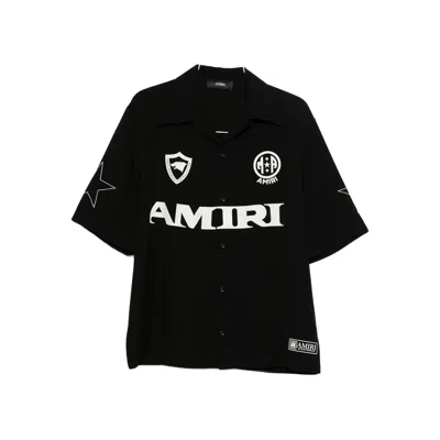 Amiri Short-sleeved Shirt In Black