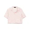 Amiri Allover Ma Printed Short-sleeved Shirt In Pink