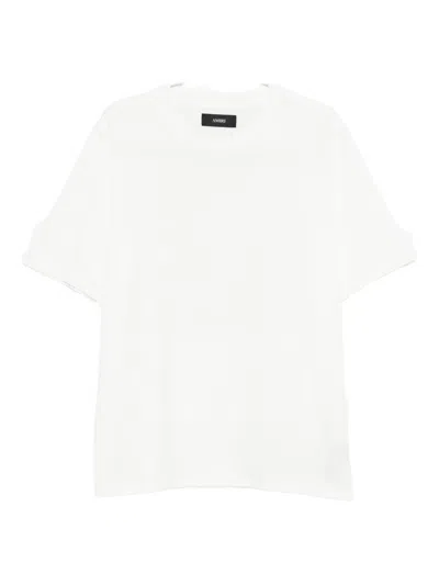 Amiri Short-sleeve Crew-neck T-shirt In White