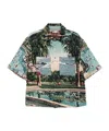 Amiri Short Sleeve Shirt In Blue