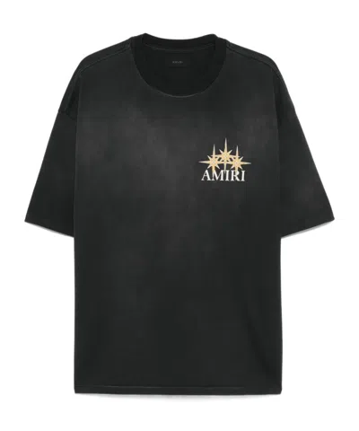 Amiri Short Sleeve T-shirt In Black