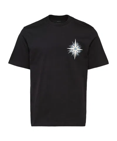 Amiri Starbust T-shirt In Black