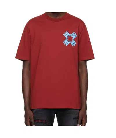Amiri Ma Quad T-shirt In Deep Red