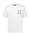 Amiri Ma Quad Printed Cotton T-shirt In White