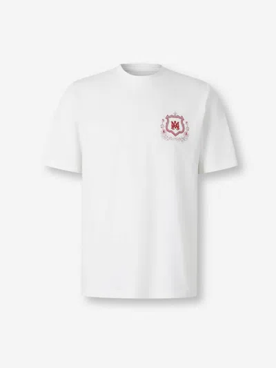 Amiri Short Sleeve T-shirt In White