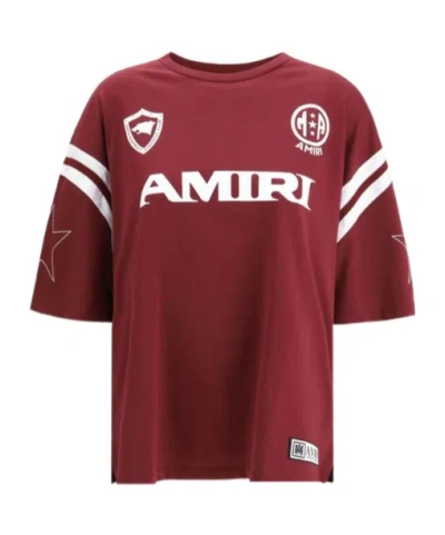 AMIRI AMIRI SHORT SLEEVED CREWNECK T-SHIRT