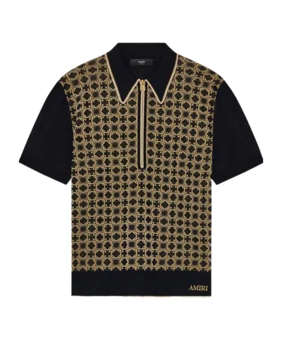 AMIRI SHORT-SLEEVED POLO SHIRT