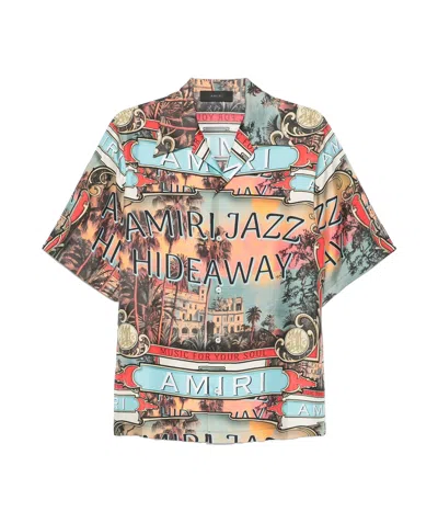 Amiri Short-sleeved Printed Shirt In Multicolor