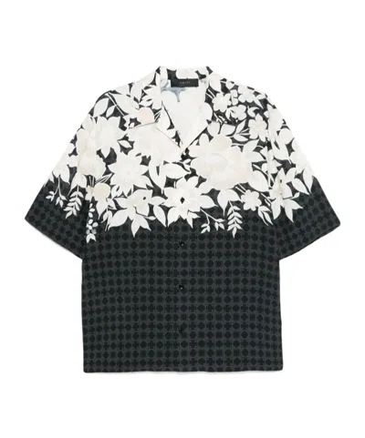 Amiri Short-sleeved Shirt In Black