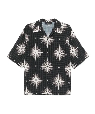 Amiri Short-sleeved Shirt In Black