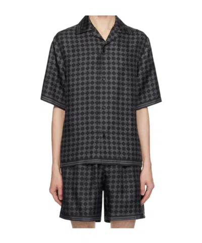 Amiri Short-sleeved Shirt In Black