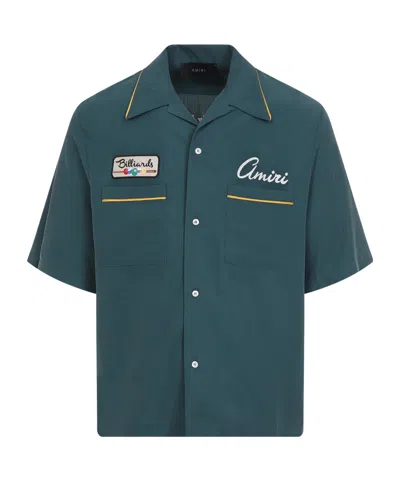 Amiri Short-sleeved Shirt In Blue