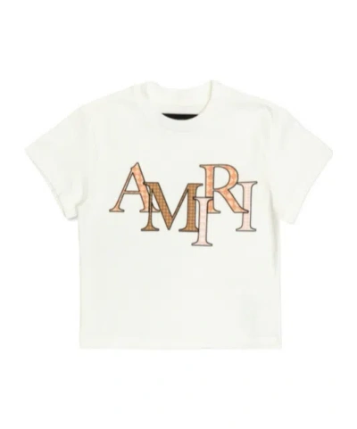 Amiri Short-sleeved T-shirt In White