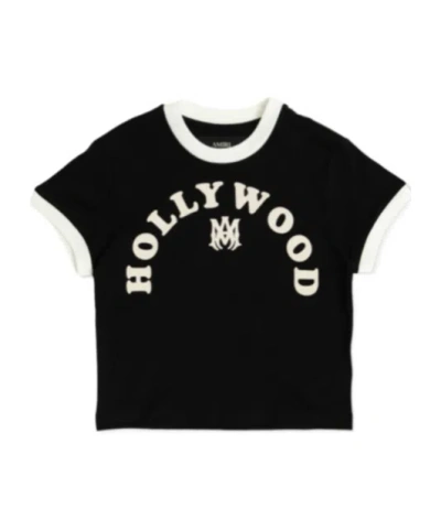 Amiri Kids' Short-sleeved T-shirt In Black