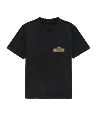 Amiri Short-sleeved T-shirt In Black