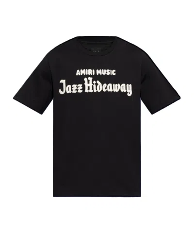 Amiri Short-sleeved T-shirt In Black