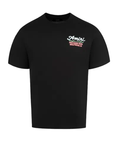 AMIRI LOGO-EMBROIDERED T-SHIRT