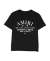 Amiri Short-sleeved T-shirt In Black