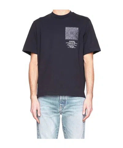 Amiri Short-sleeved T-shirt In Black