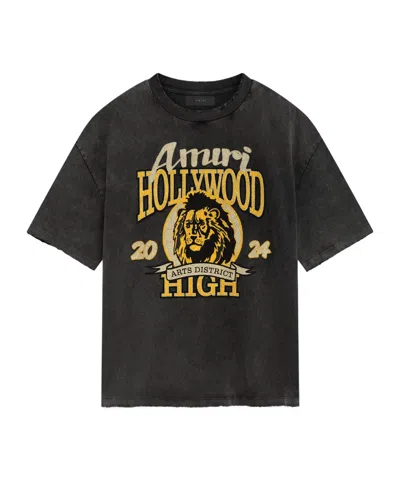 Amiri Short-sleeved T-shirt In Black