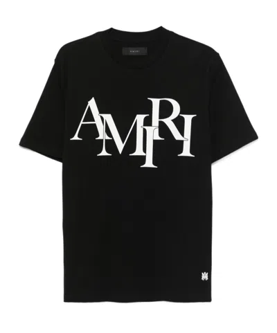AMIRI STAGGERED LOGO T-SHIRT